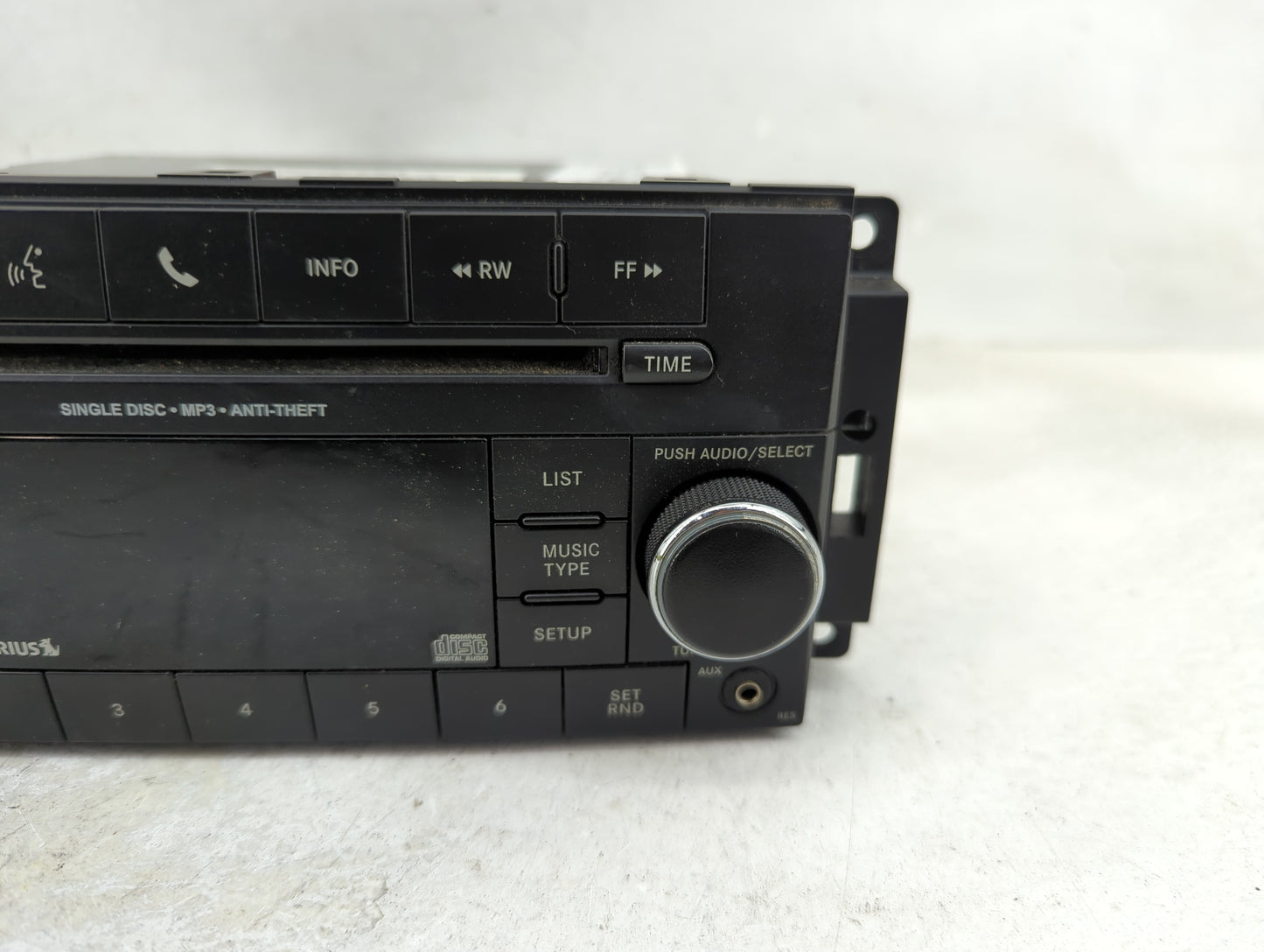 2011-2014 Dodge Avenger Radio AM FM Cd Player Receiver Replacement P/N:P05091197AC Fits Fits 2011 2012 2013 2014 OEM Used Au
