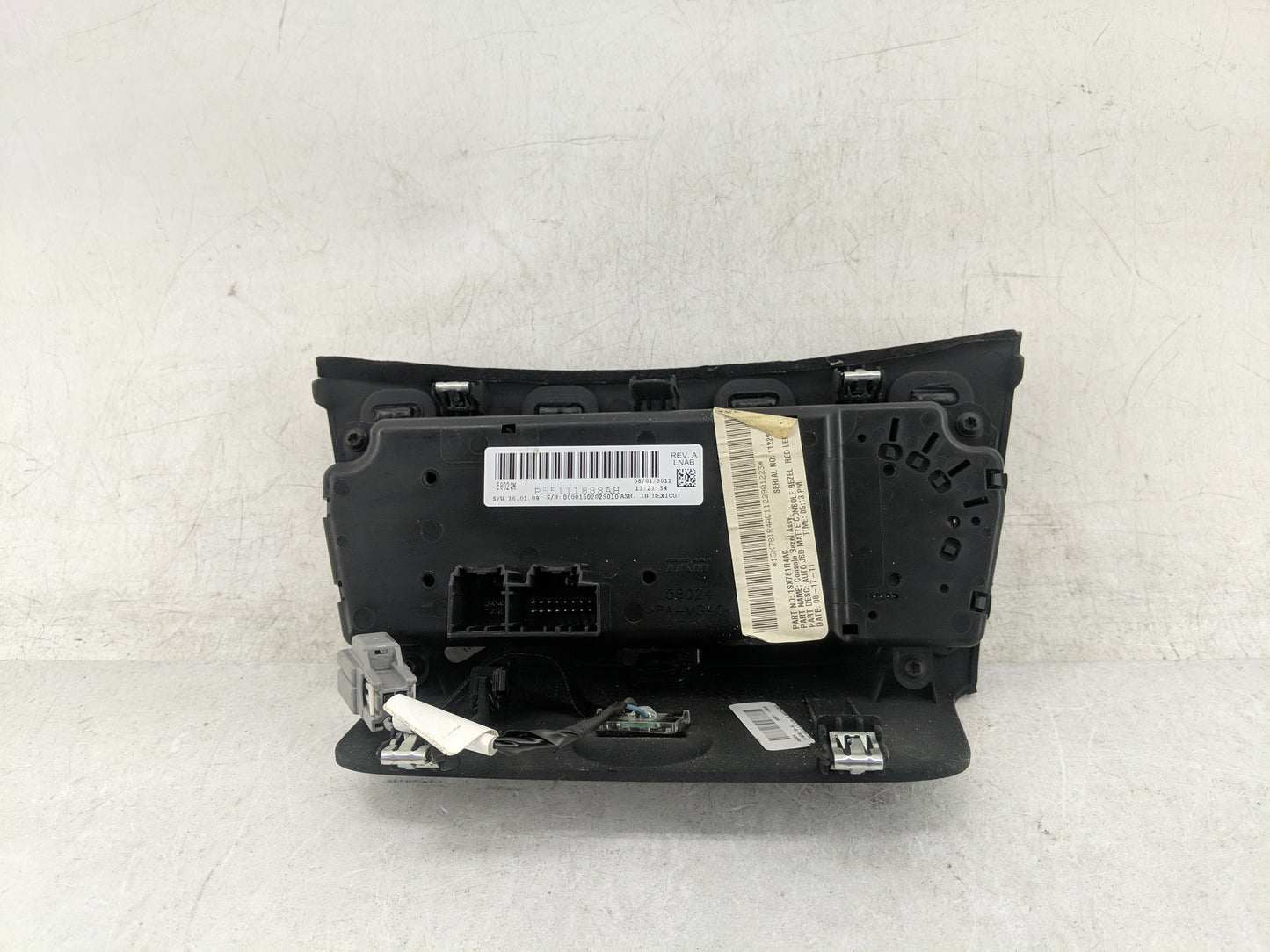 2010-2014 Dodge Avenger Climate Control Module Temperature AC/Heater Replacement P/N:P55111888AH 55111888AH Fits OEM Used Au