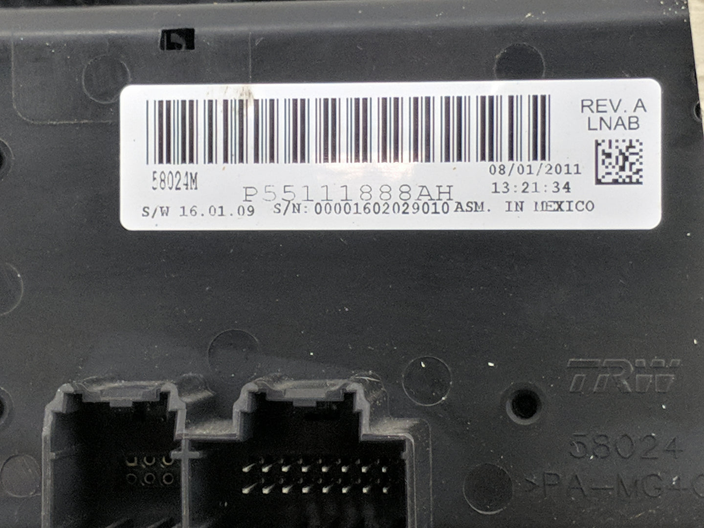 2010-2014 Dodge Avenger Climate Control Module Temperature AC/Heater Replacement P/N:P55111888AH 55111888AH Fits OEM Used Au