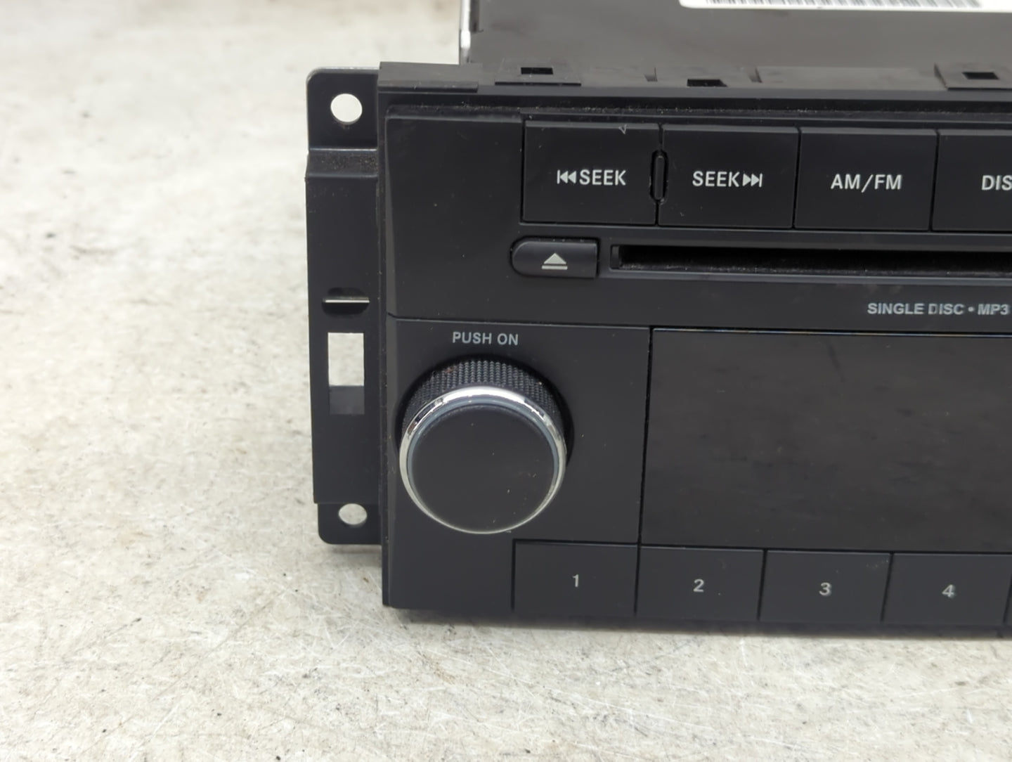 2011-2012 Dodge Avenger Radio AM FM Cd Player Receiver Replacement P/N:P05091195AA 05091195AA Fits Fits 2011 2012 OEM Used A
