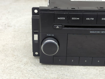 2011-2012 Dodge Avenger Radio AM FM Cd Player Receiver Replacement P/N:P05091195AA 05091195AA Fits Fits 2011 2012 OEM Used Auto Parts