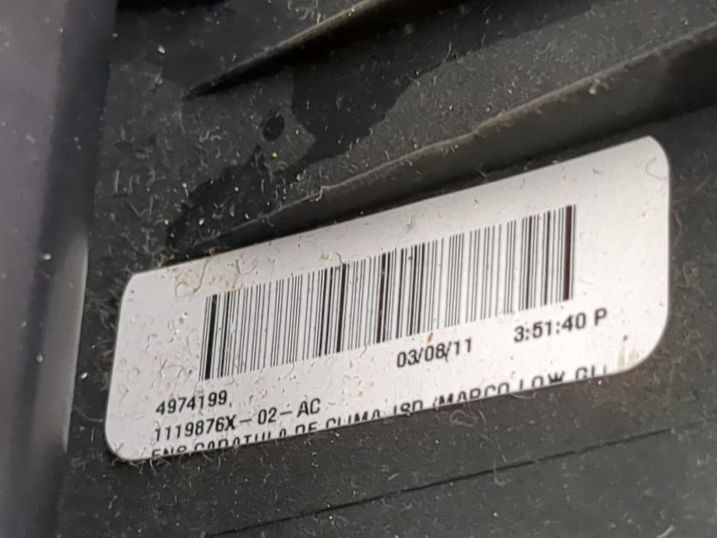 2010-2014 Dodge Avenger Climate Control Module Temperature AC/Heater Replacement P/N:4974199 Fits Fits 2010 2011 2012 2013 2