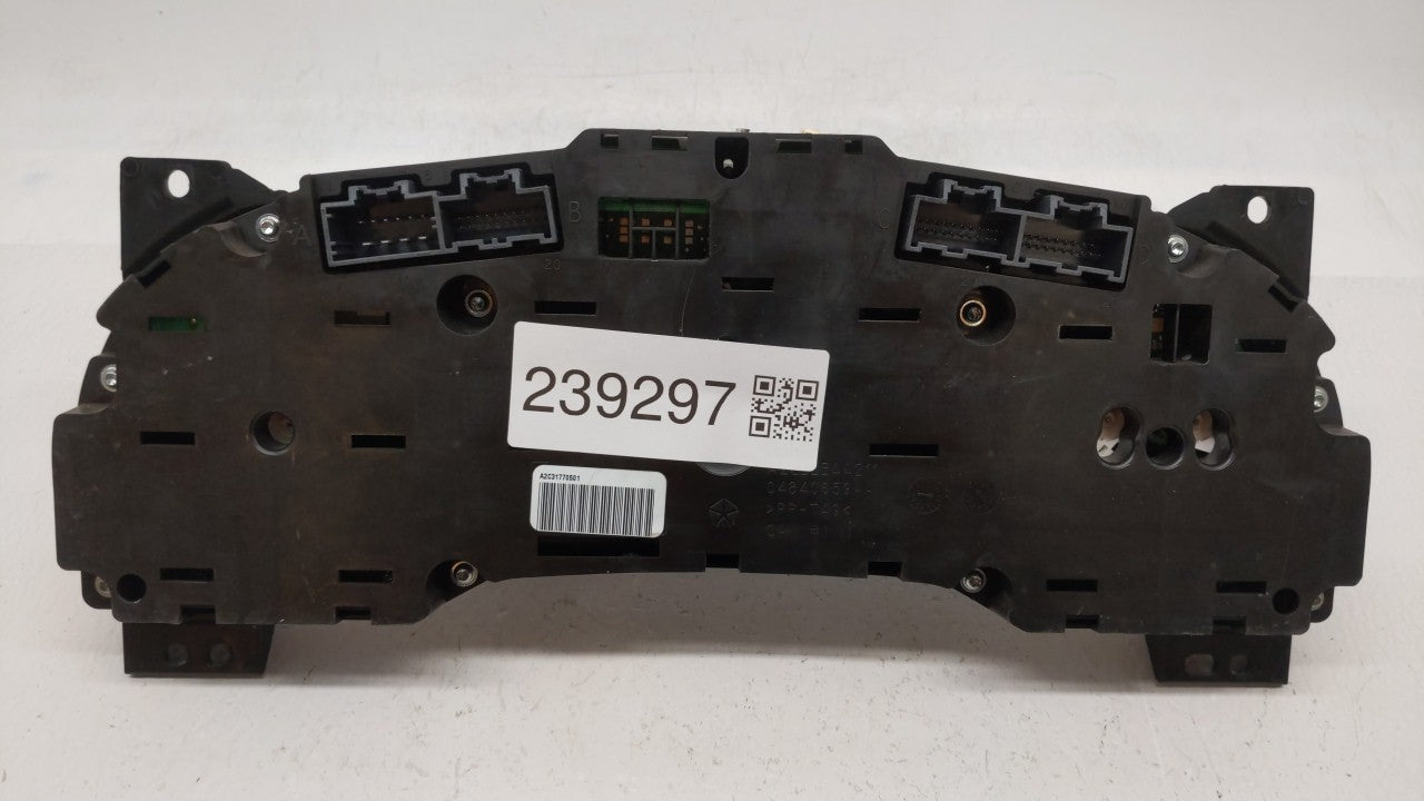 2011-2014 Dodge Avenger Instrument Cluster Speedometer Gauges P/N:P56046513AF P56046511AH Fits Fits 2011 2012 2013 2014 OEM 