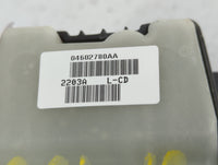 2008-2014 Dodge Avenger Master Power Window Switch Replacement Driver Side Left P/N:56040694AD 560406994AD Fits OEM Used Aut