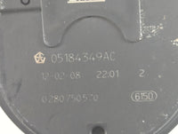 2011-2014 Dodge Avenger Throttle Body P/N:0 280 750 570 05184349AC Fits OEM Used Auto Parts - Oemusedautoparts1.com