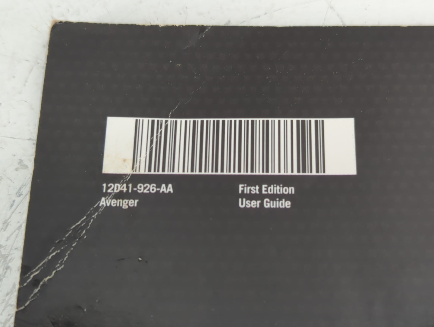 2012 Dodge Avenger Owners Manual Book Guide P/N:12D41-926-AA OEM Used Auto Parts - Oemusedautoparts1.com