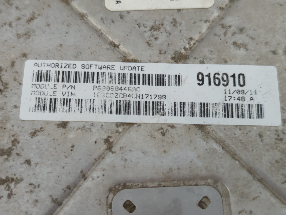 2012 Dodge Avenger PCM Engine Control Computer ECU ECM PCU OEM P/N:P05150655AA P68068446AC Fits OEM Used Auto Parts - Oemuse