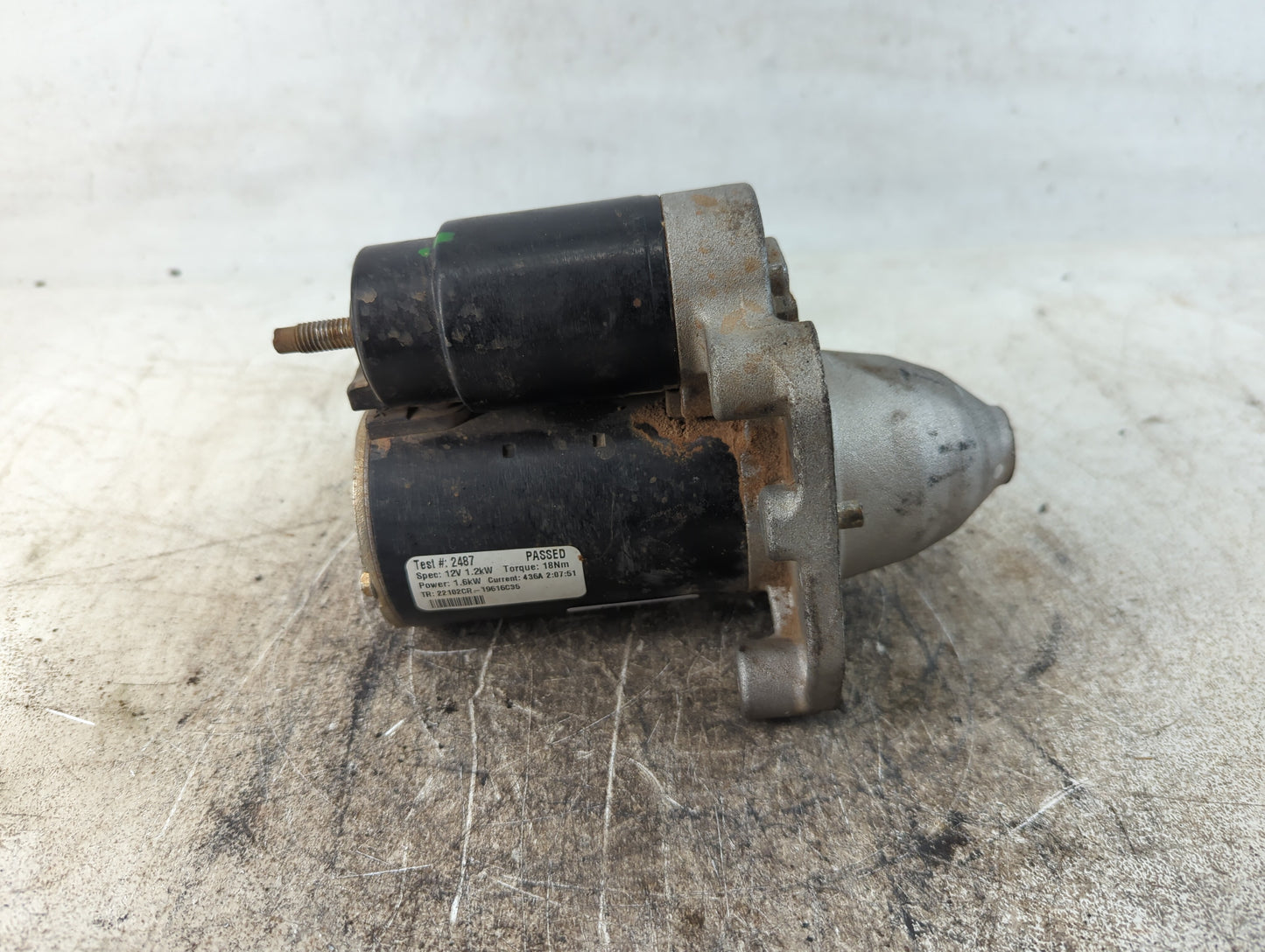 2011-2014 Dodge Avenger Car Starter Motor Solenoid OEM P/N:22102 040 244-6301 Fits Fits 2011 2012 2013 2014 OEM Used Auto Pa