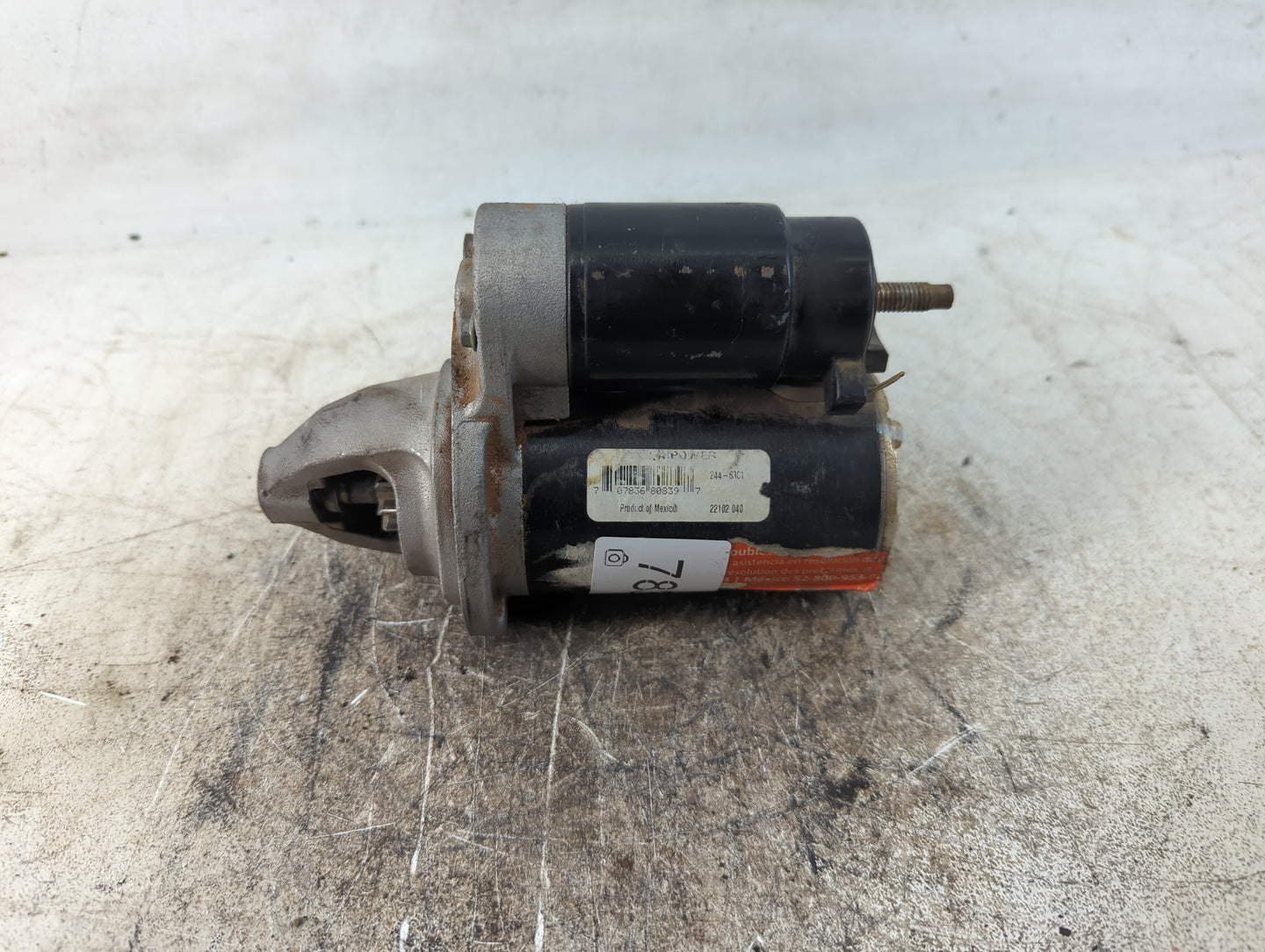 2011-2014 Dodge Avenger Car Starter Motor Solenoid OEM P/N:22102 040 244-6301 Fits Fits 2011 2012 2013 2014 OEM Used Auto Pa