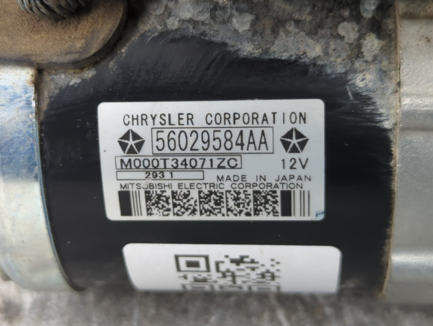 2011-2014 Dodge Avenger Car Starter Motor Solenoid OEM P/N:56029584AA Fits Fits 2011 2012 2013 2014 2015 2016 2017 OEM Used 