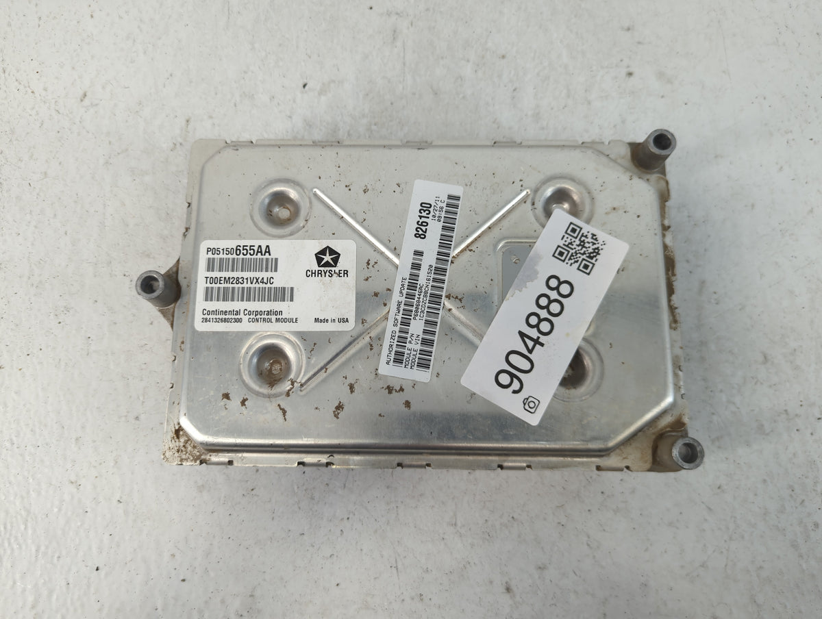 2012 Dodge Avenger PCM Engine Control Computer ECU ECM PCU OEM P/N:P68068446AC OEM Used Auto Parts - Oemusedautoparts1.com