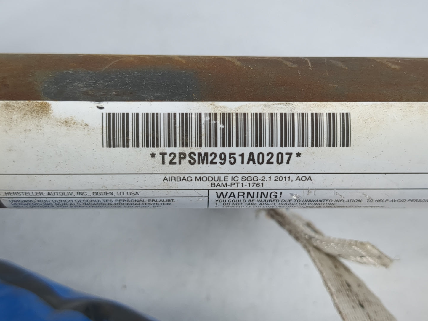 2011-2014 Dodge Avenger Driver Curtain Air Bag Oem - Oemusedautoparts1.com