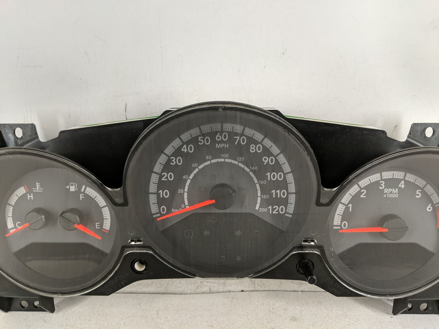 2011-2012 Dodge Caliber Instrument Cluster Speedometer Gauges P/N:P68087323AD Fits Fits 2011 2012 OEM Used Auto Parts - Oemu