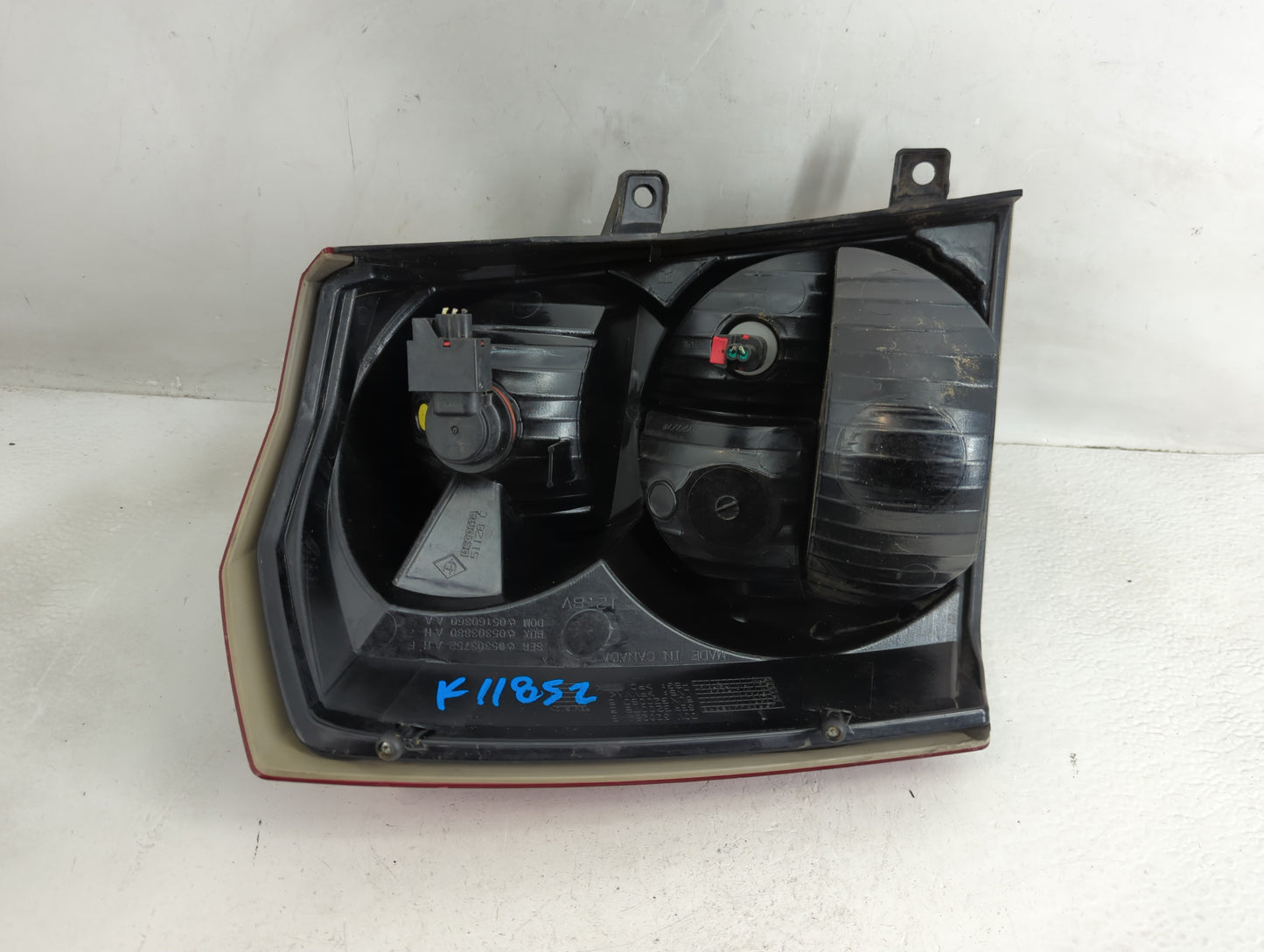 2008-2012 Dodge Caliber Tail Light Assembly Passenger Right OEM Fits Fits 2008 2009 2010 2011 2012 OEM Used Auto Parts - Oem