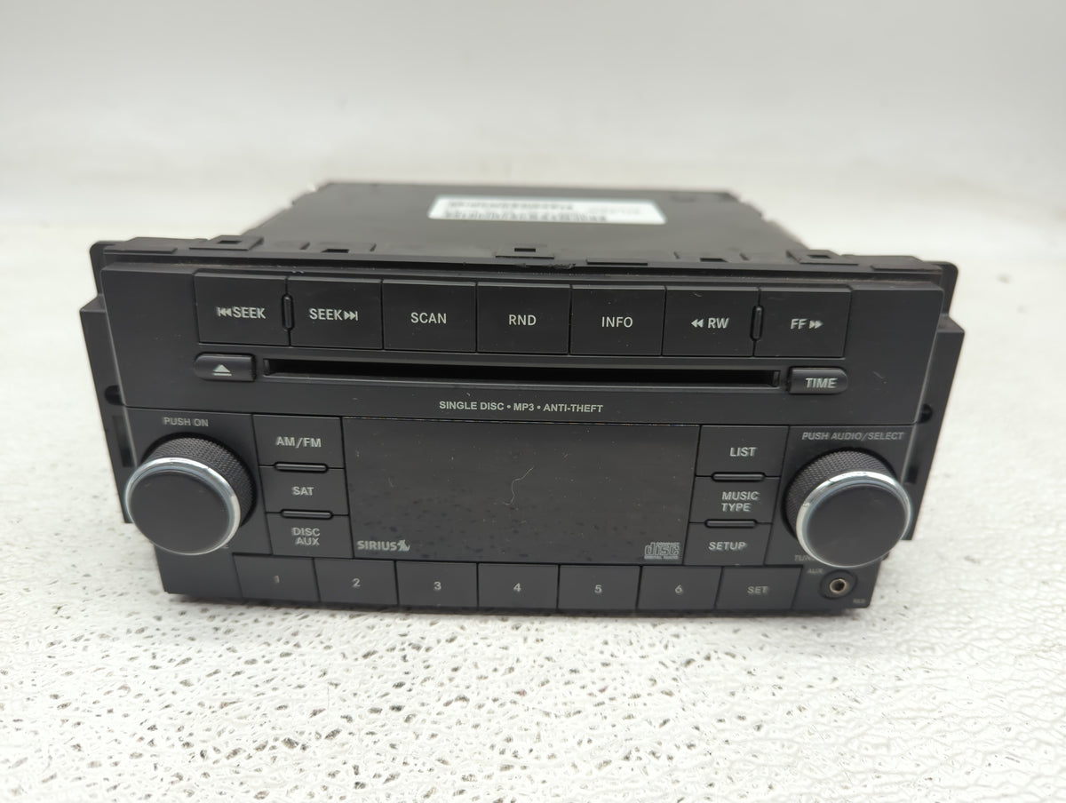 2011-2012 Dodge Caliber Radio AM FM Cd Player Receiver Replacement P/N:P05091163AA Fits 2011 2012 OEM Used Auto Parts - Oemu