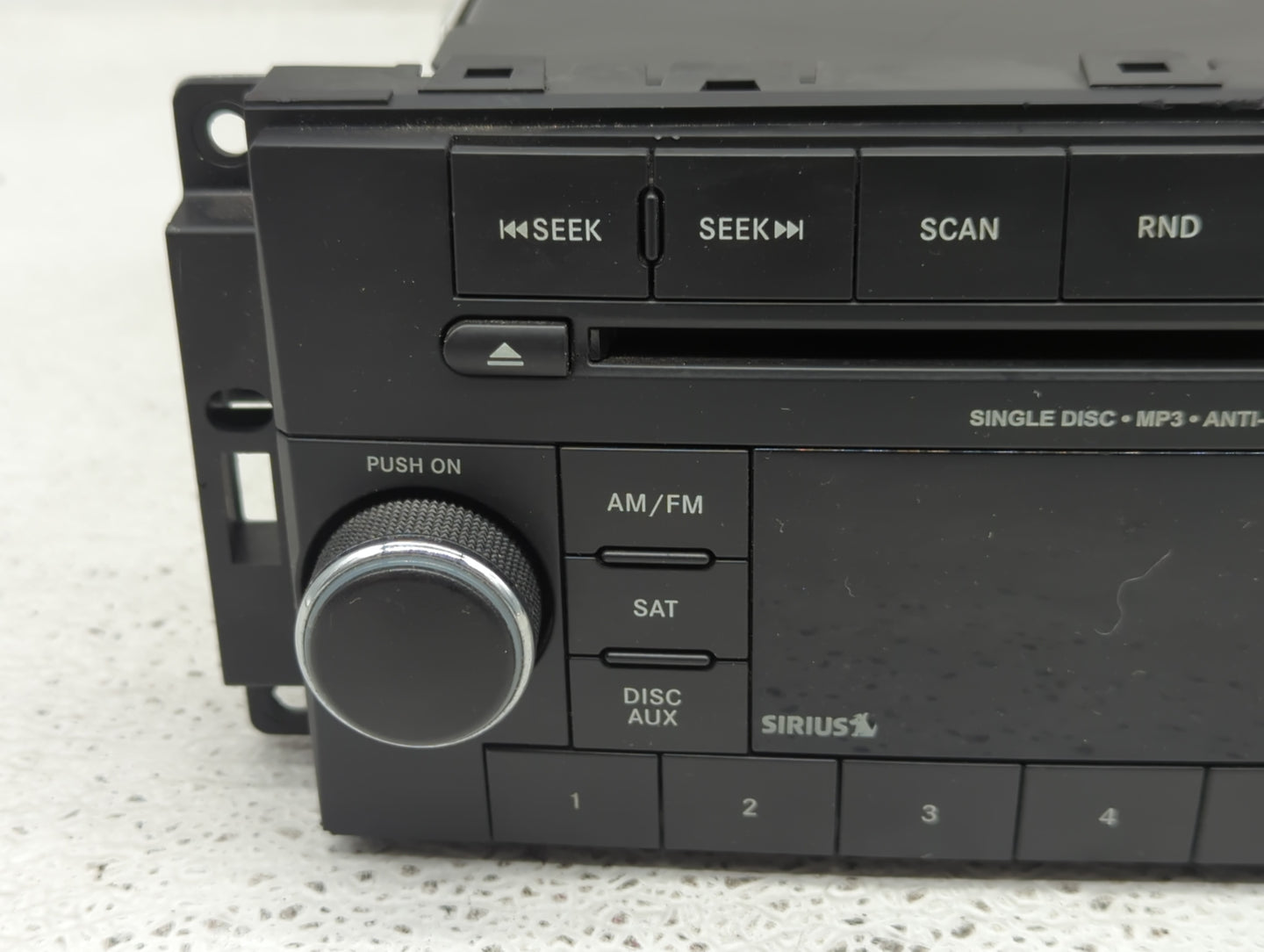2011-2012 Dodge Caliber Radio AM FM Cd Player Receiver Replacement P/N:P05091163AA Fits Fits 2011 2012 OEM Used Auto Parts -