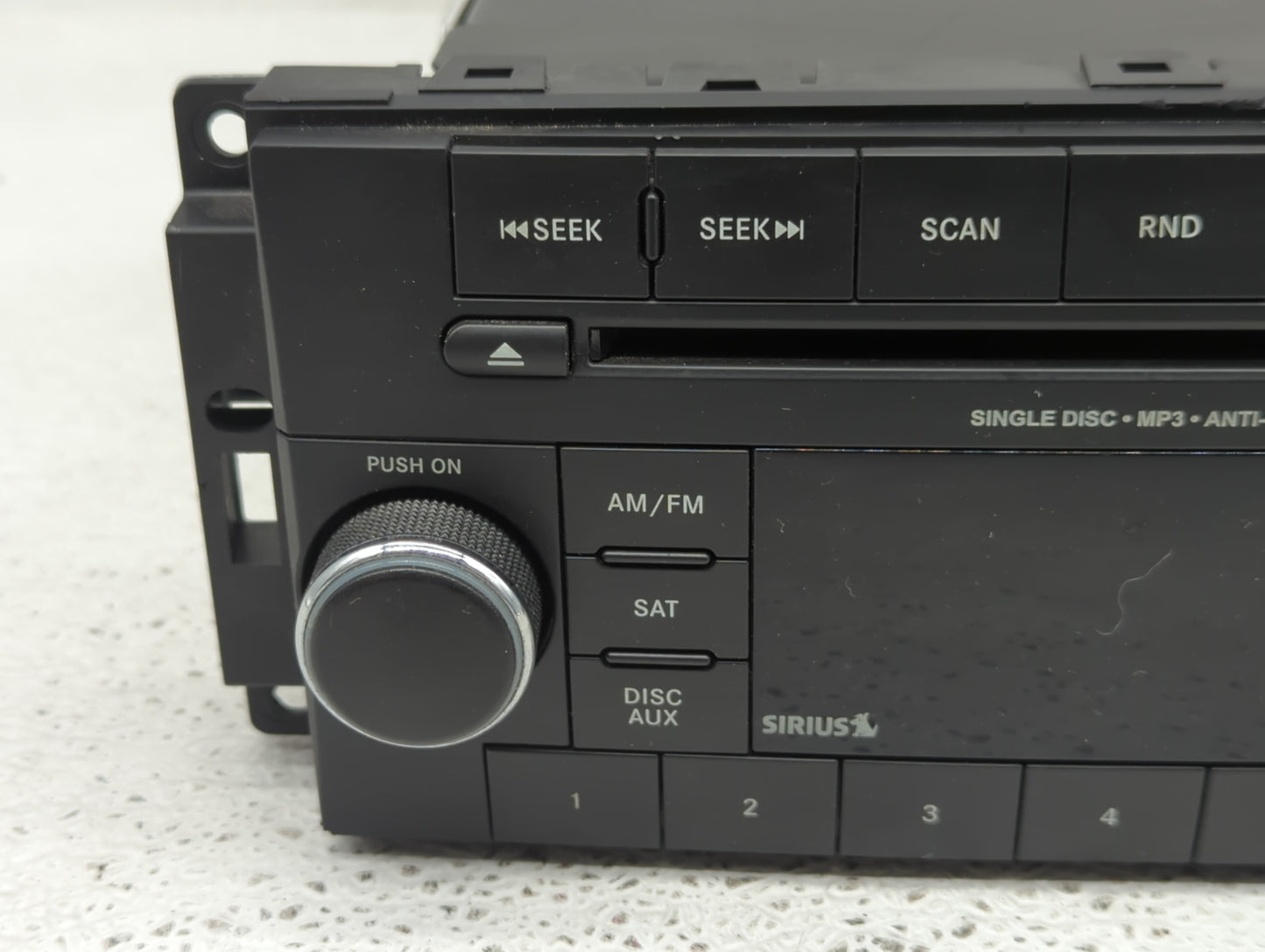 2011-2012 Dodge Caliber Radio AM FM Cd Player Receiver Replacement P/N:P05091163AA Fits Fits 2011 2012 OEM Used Auto Parts -
