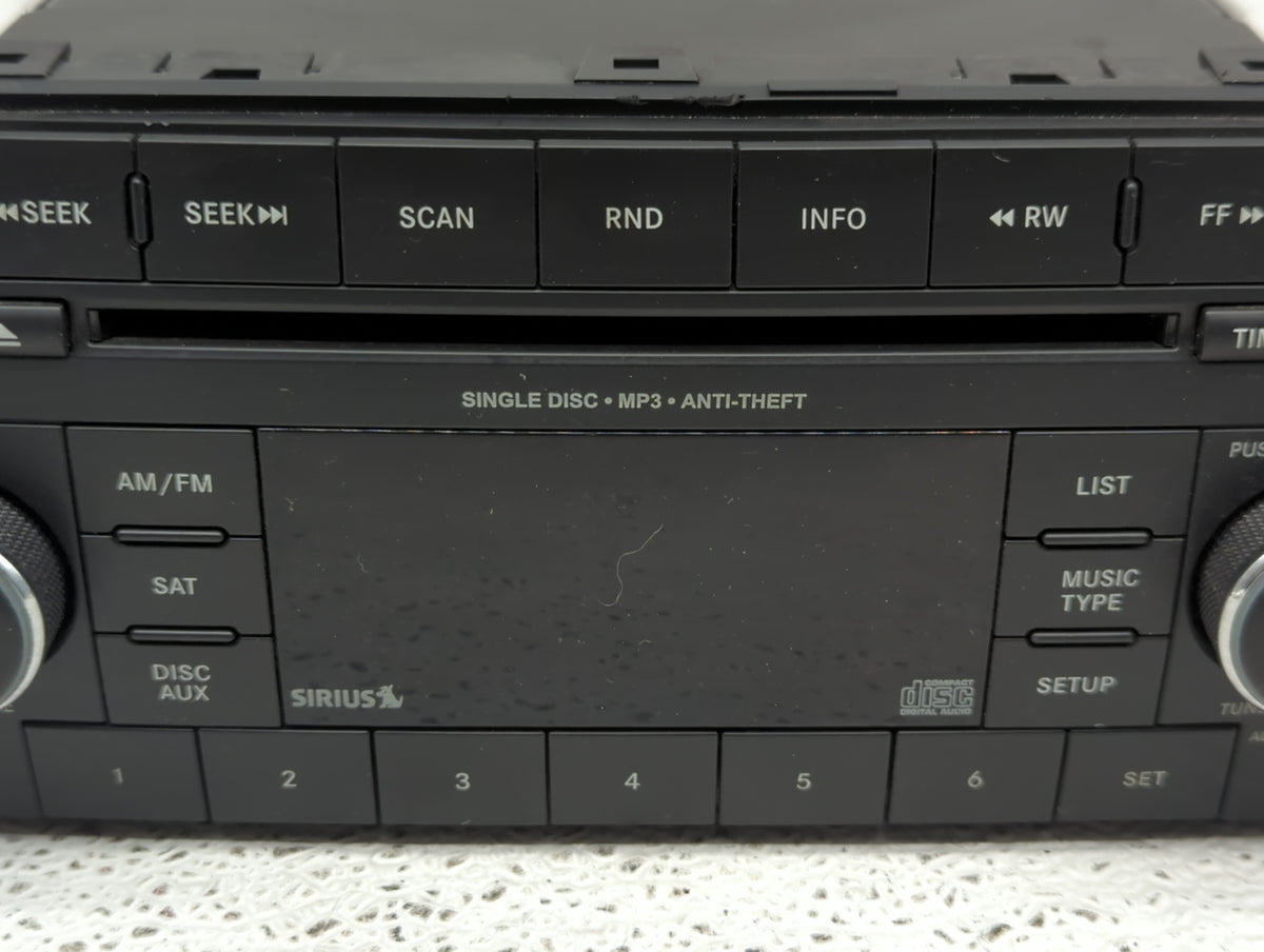 2011-2012 Dodge Caliber Radio AM FM Cd Player Receiver Replacement P/N:P05091163AA Fits 2011 2012 OEM Used Auto Parts - Oemu