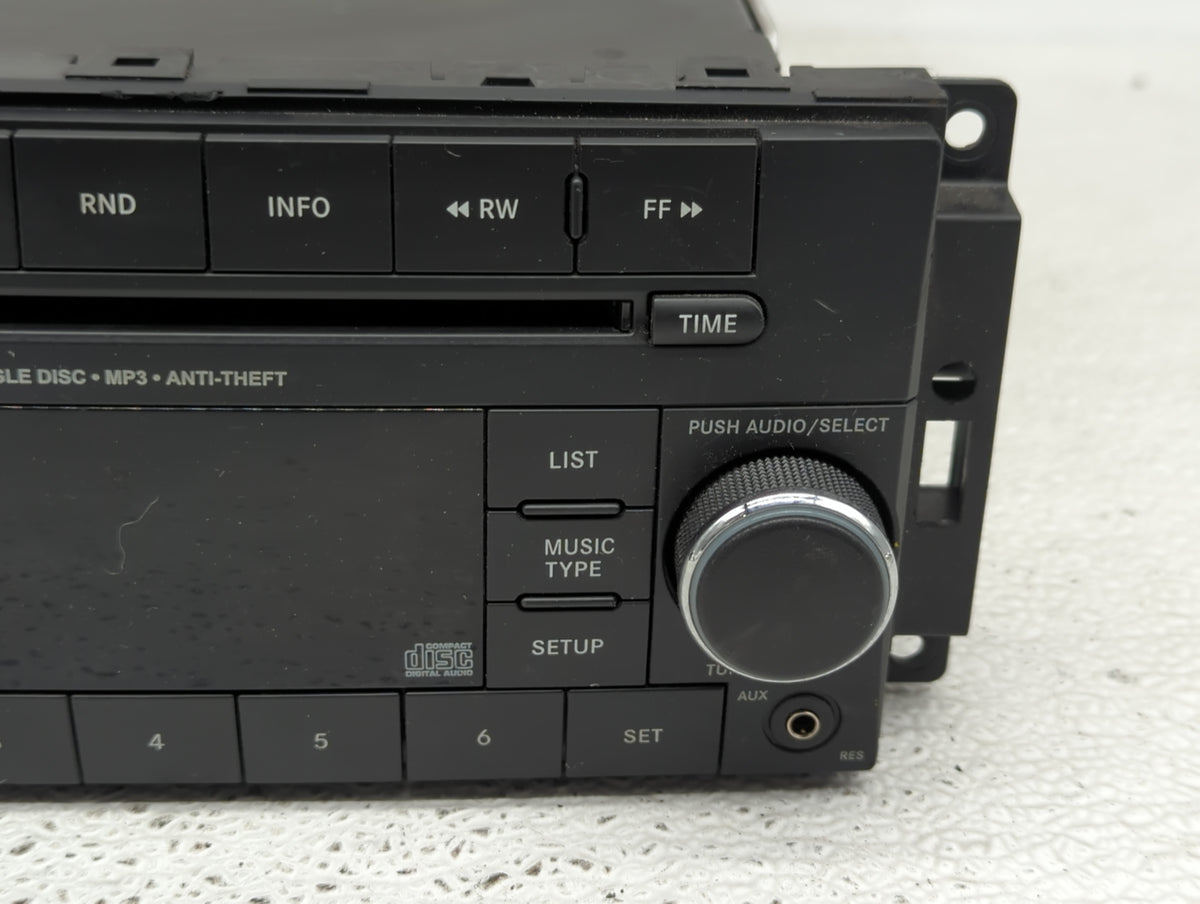 2011-2012 Dodge Caliber Radio AM FM Cd Player Receiver Replacement P/N:P05091163AA Fits 2011 2012 OEM Used Auto Parts - Oemu