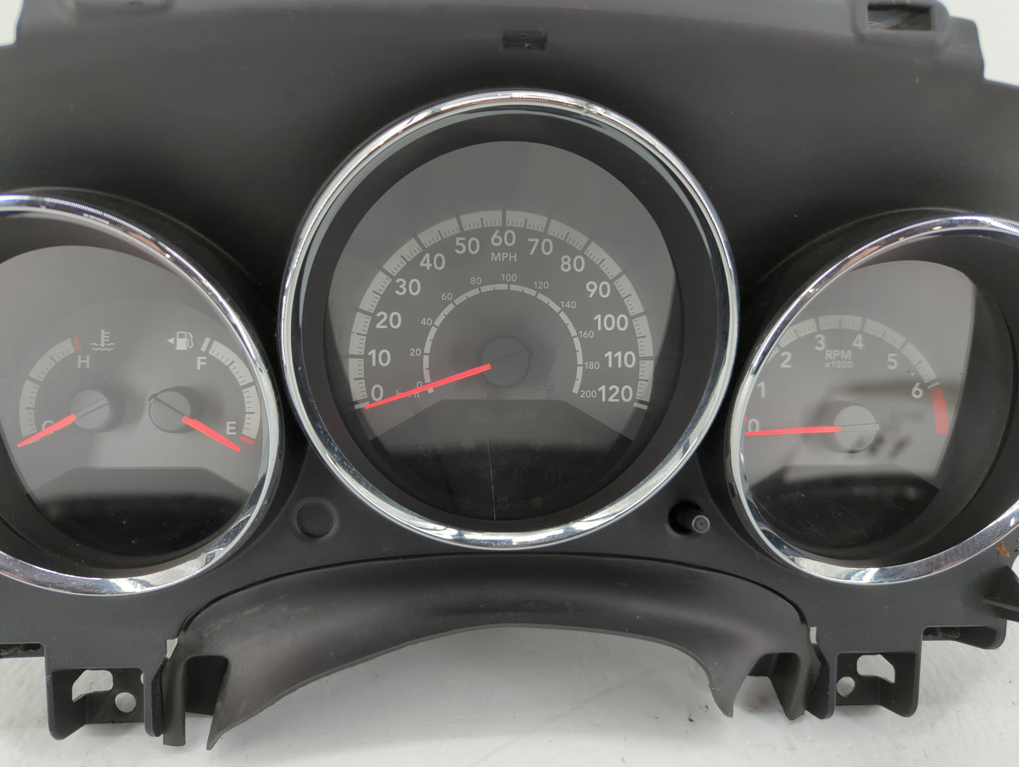 2011-2012 Dodge Caliber Instrument Cluster Speedometer Gauges P/N:68087323AD Fits Fits 2011 2012 OEM Used Auto Parts - Oemus