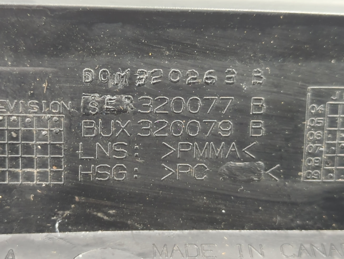 2008-2012 Dodge Caliber Tail Light Assembly Driver Left OEM P/N:CS251-B010L 05160361AA Fits Fits 2008 2009 2010 2011 2012 OE