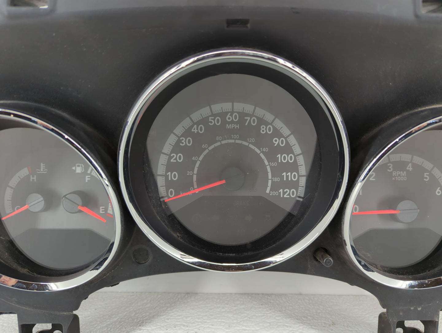 2011-2012 Dodge Caliber Instrument Cluster Speedometer Gauges P/N:68087323AD Fits Fits 2011 2012 OEM Used Auto Parts - Oemus