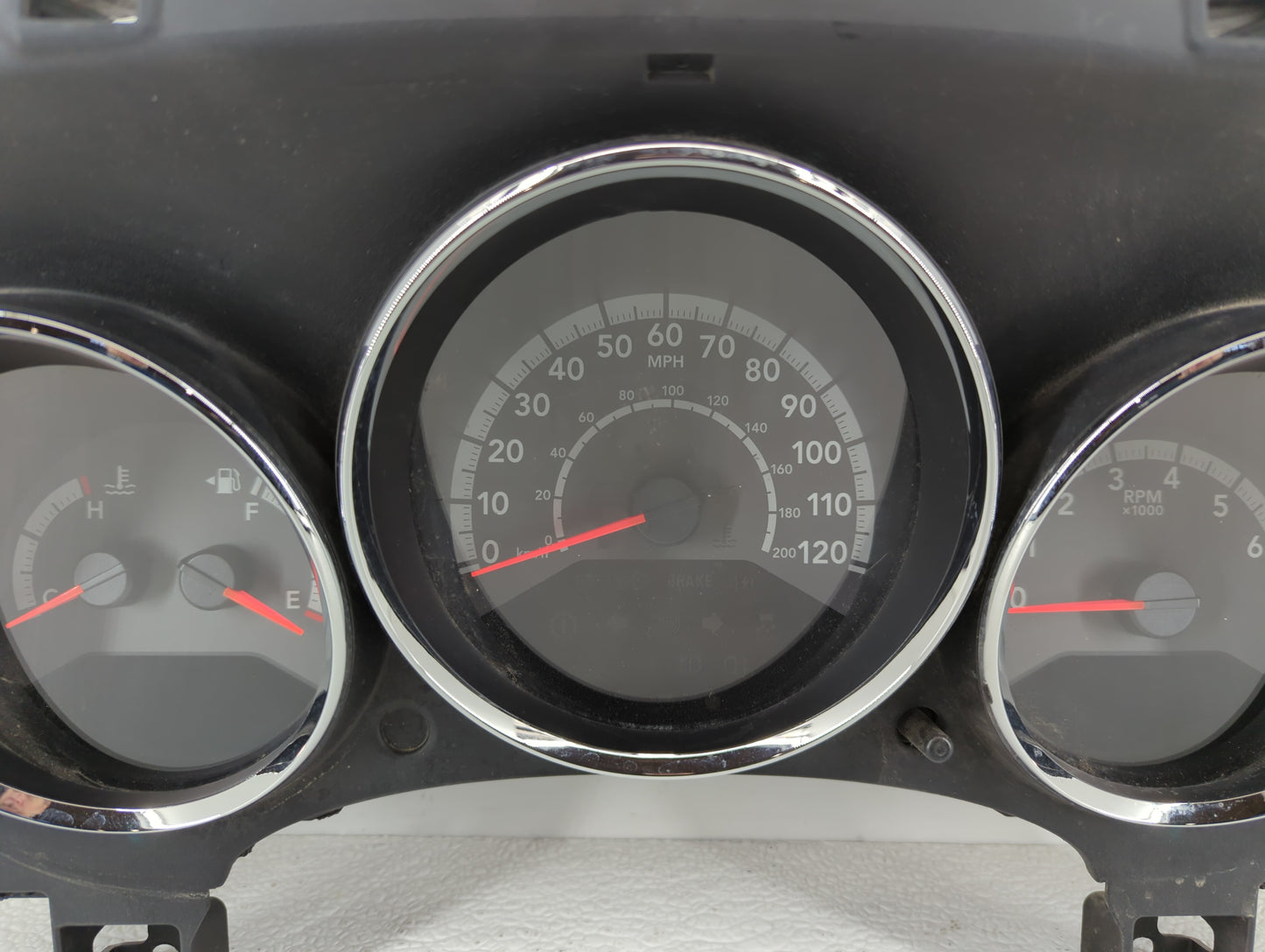 2011-2012 Dodge Caliber Instrument Cluster Speedometer Gauges P/N:68087323AD Fits Fits 2011 2012 OEM Used Auto Parts - Oemus