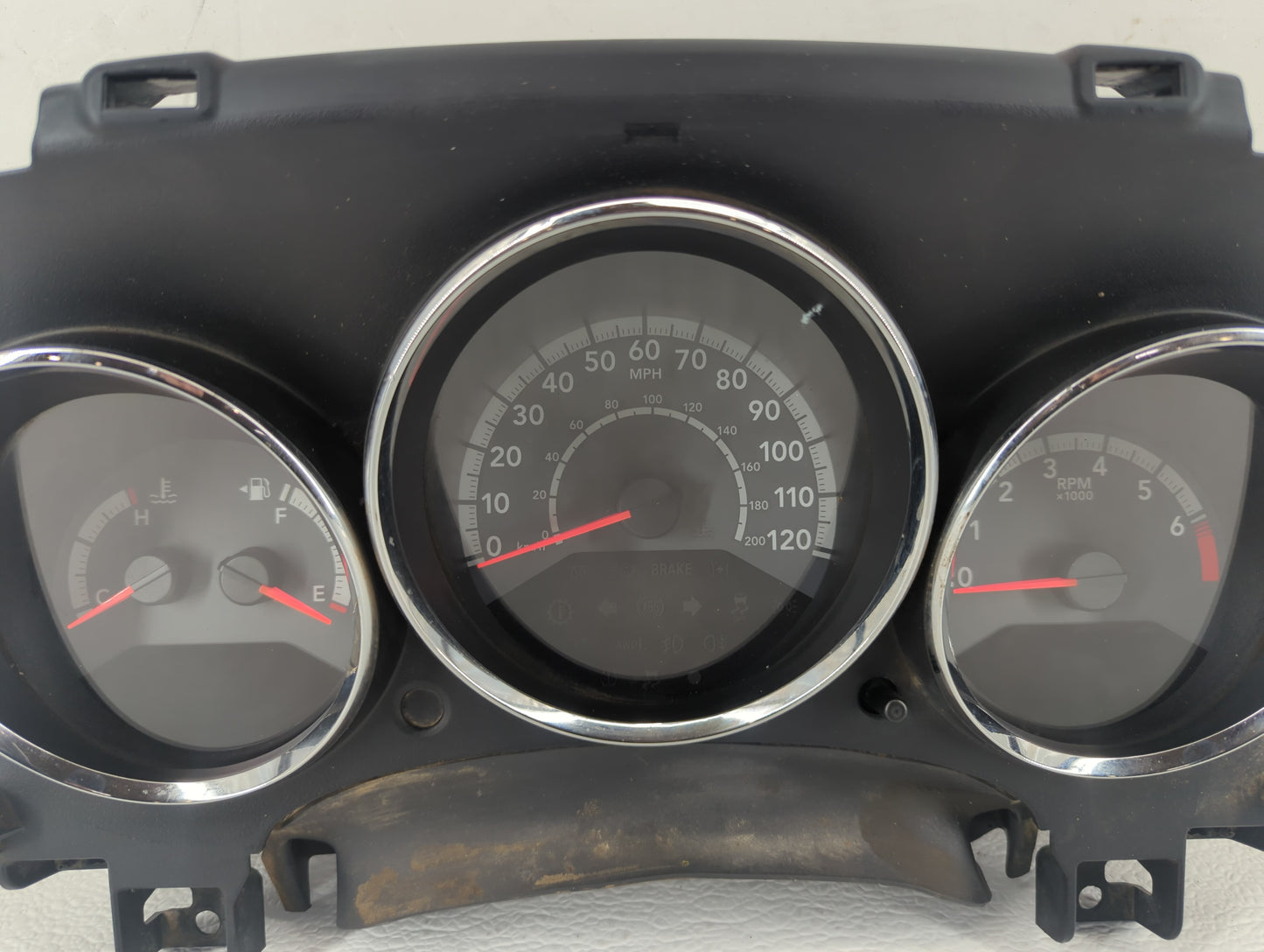 2011-2012 Dodge Caliber Instrument Cluster Speedometer Gauges P/N:68087323AD Fits Fits 2011 2012 OEM Used Auto Parts - Oemus