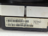 2011-2012 Dodge Caliber Instrument Cluster Speedometer Gauges P/N:68087323AD Fits Fits 2011 2012 OEM Used Auto Parts - Oemus