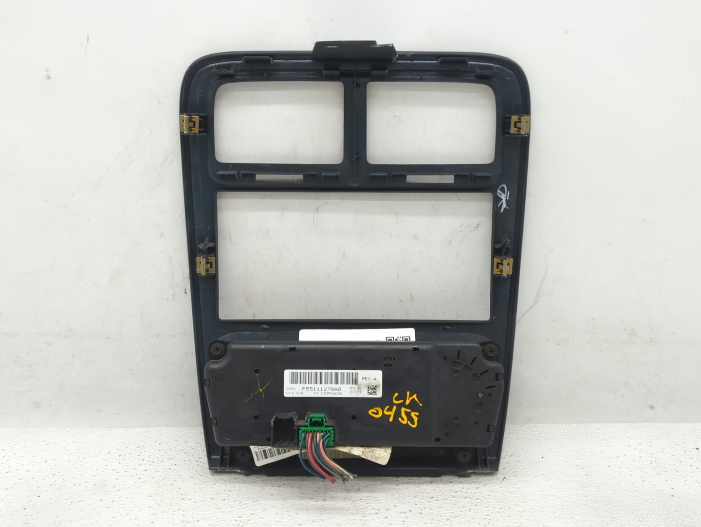 2011-2012 Dodge Caliber Climate Control Module Temperature AC/Heater Replacement P/N:P55111278AD Fits OEM Used Auto Parts - 