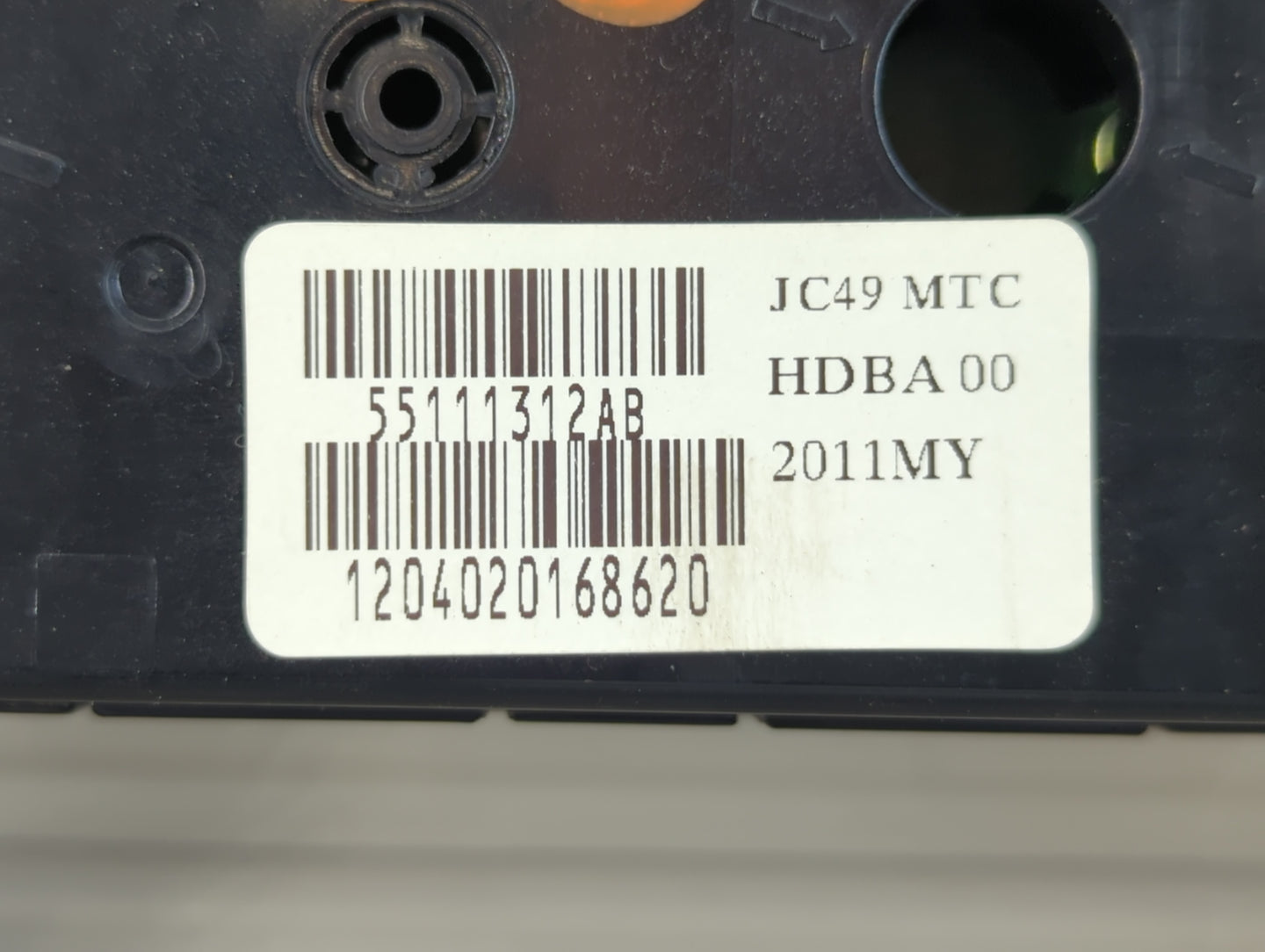 2012 Dodge Caravan Climate Control Module Temperature AC/Heater Replacement P/N:55111312AB Fits OEM Used Auto Parts - Oemuse