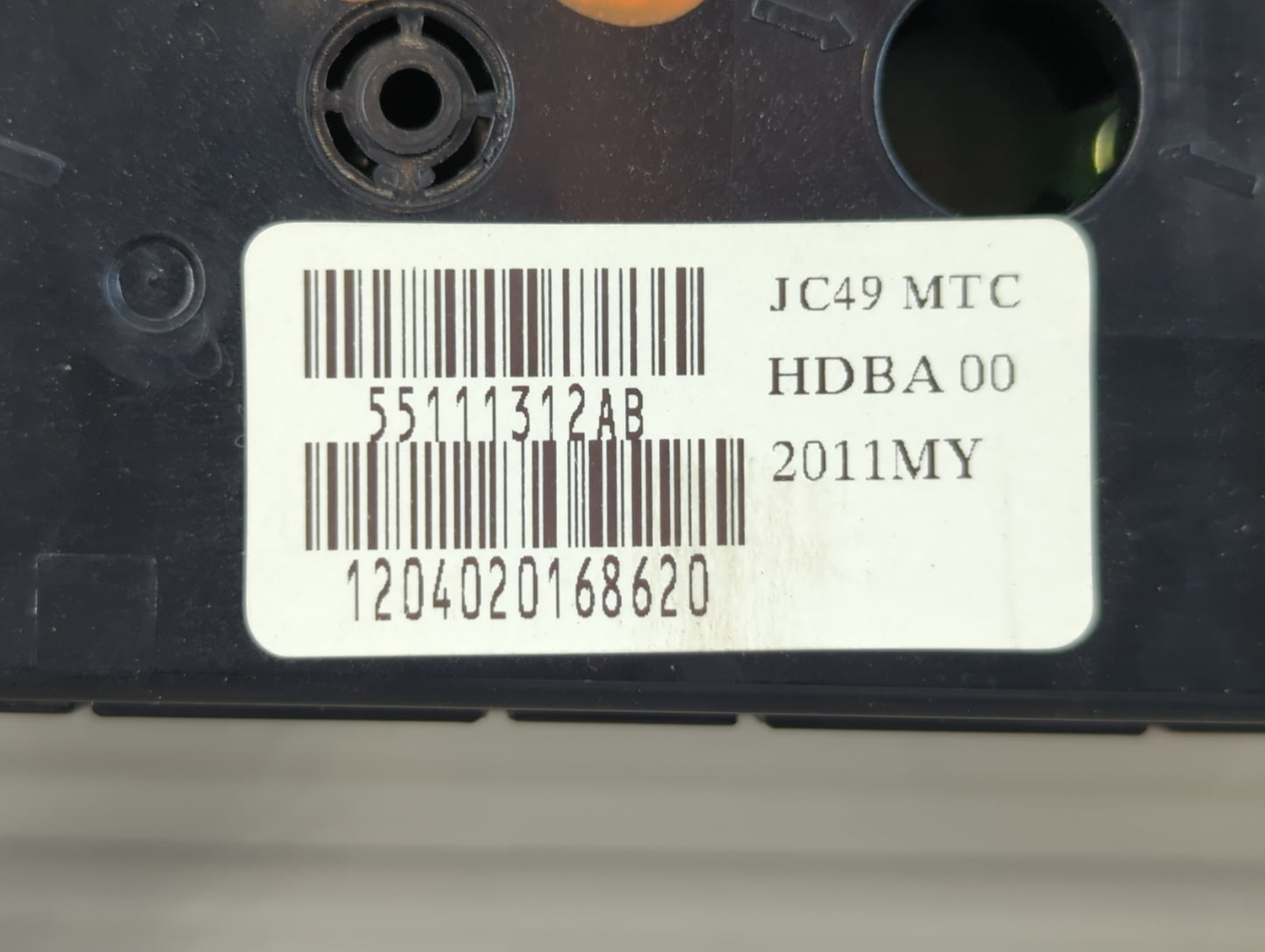 2012 Dodge Caravan Climate Control Module Temperature AC/Heater Replacement P/N:55111312AB Fits OEM Used Auto Parts - Oemuse
