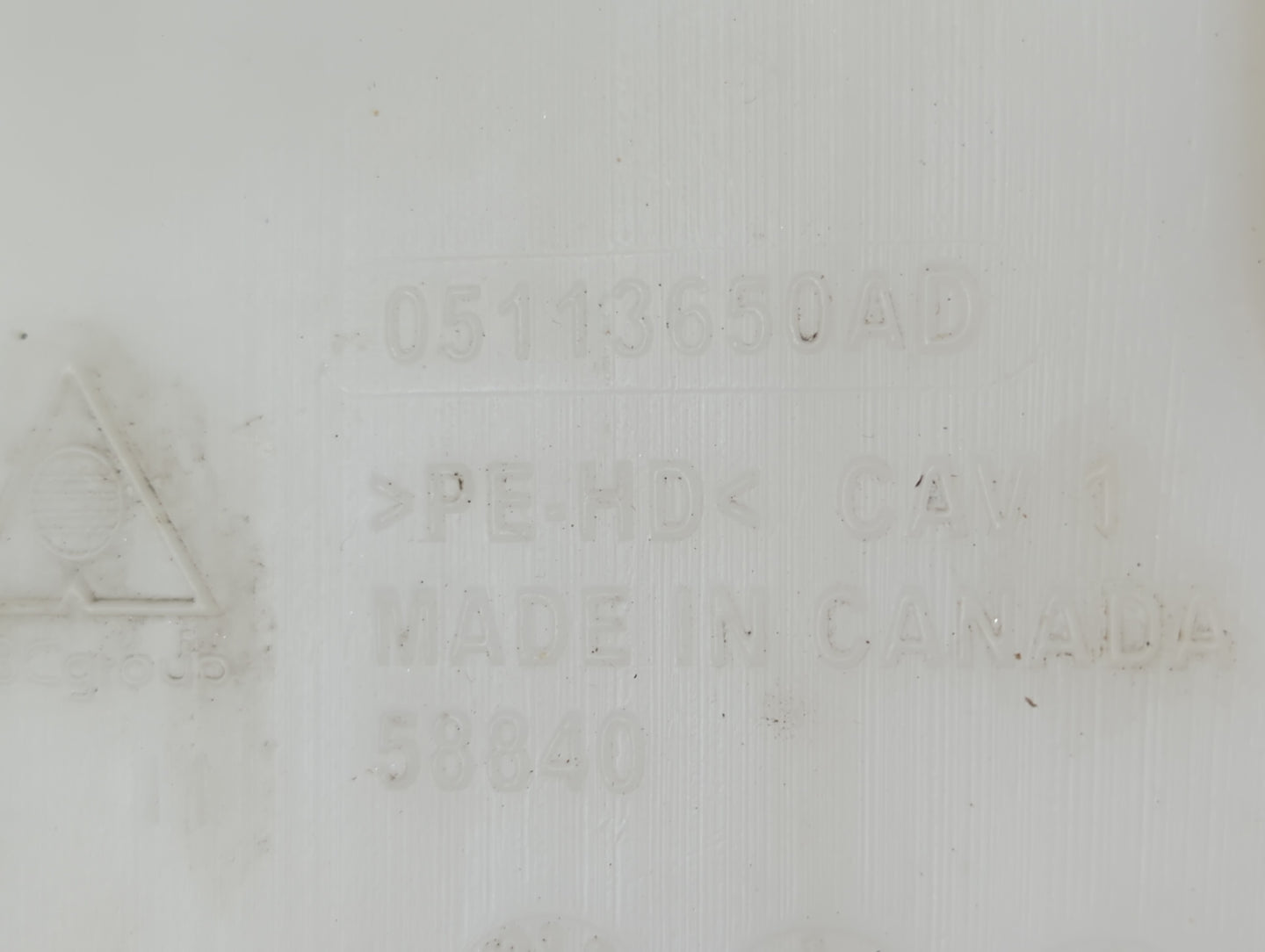 Dodge Caravan Windshield Washer Fluid Reservoir Bottle Oem - Oemusedautoparts1.com