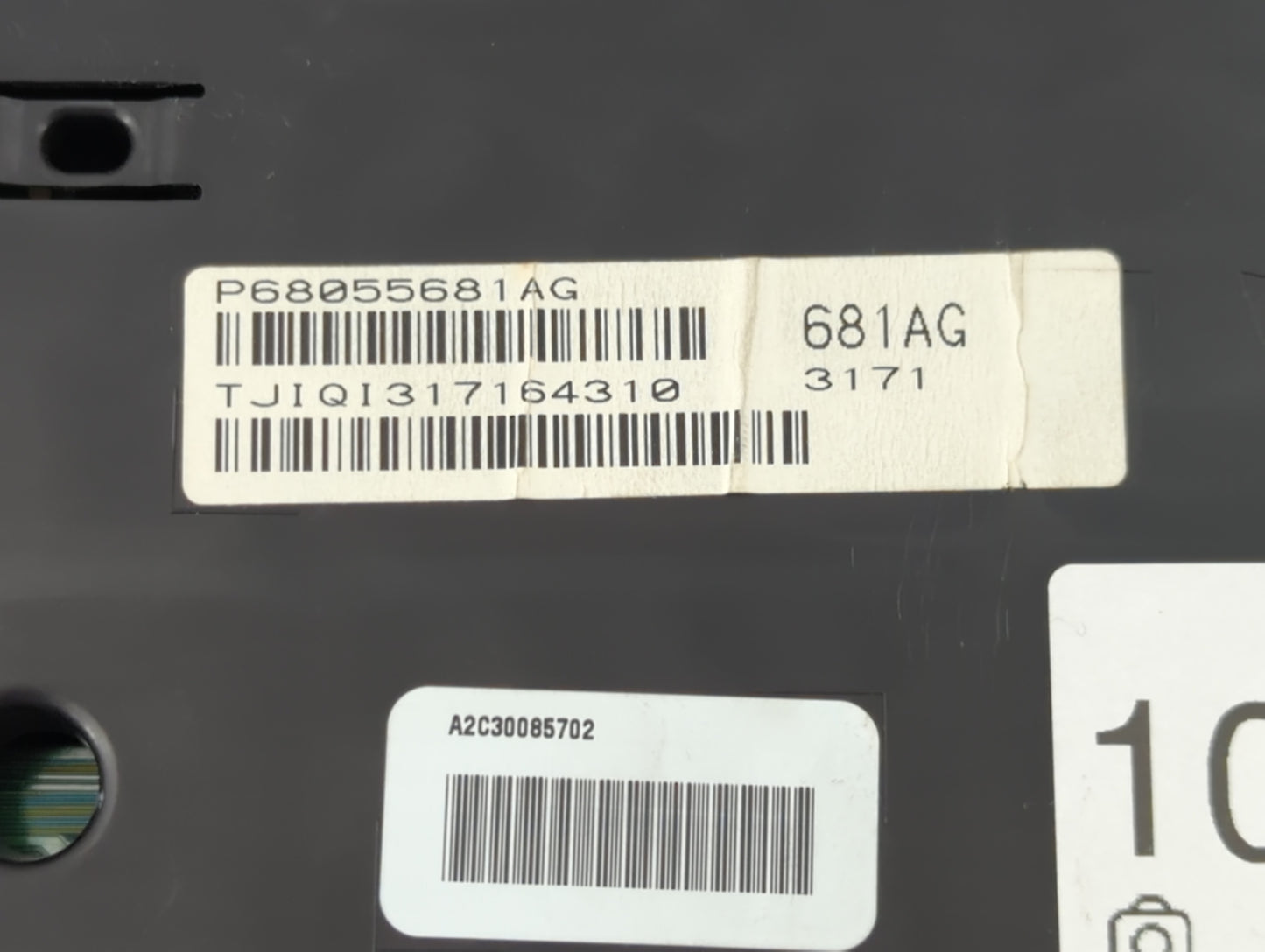2012 Dodge Caravan Instrument Cluster Speedometer Gauges P/N:P68055681AG Fits OEM Used Auto Parts - Oemusedautoparts1.com