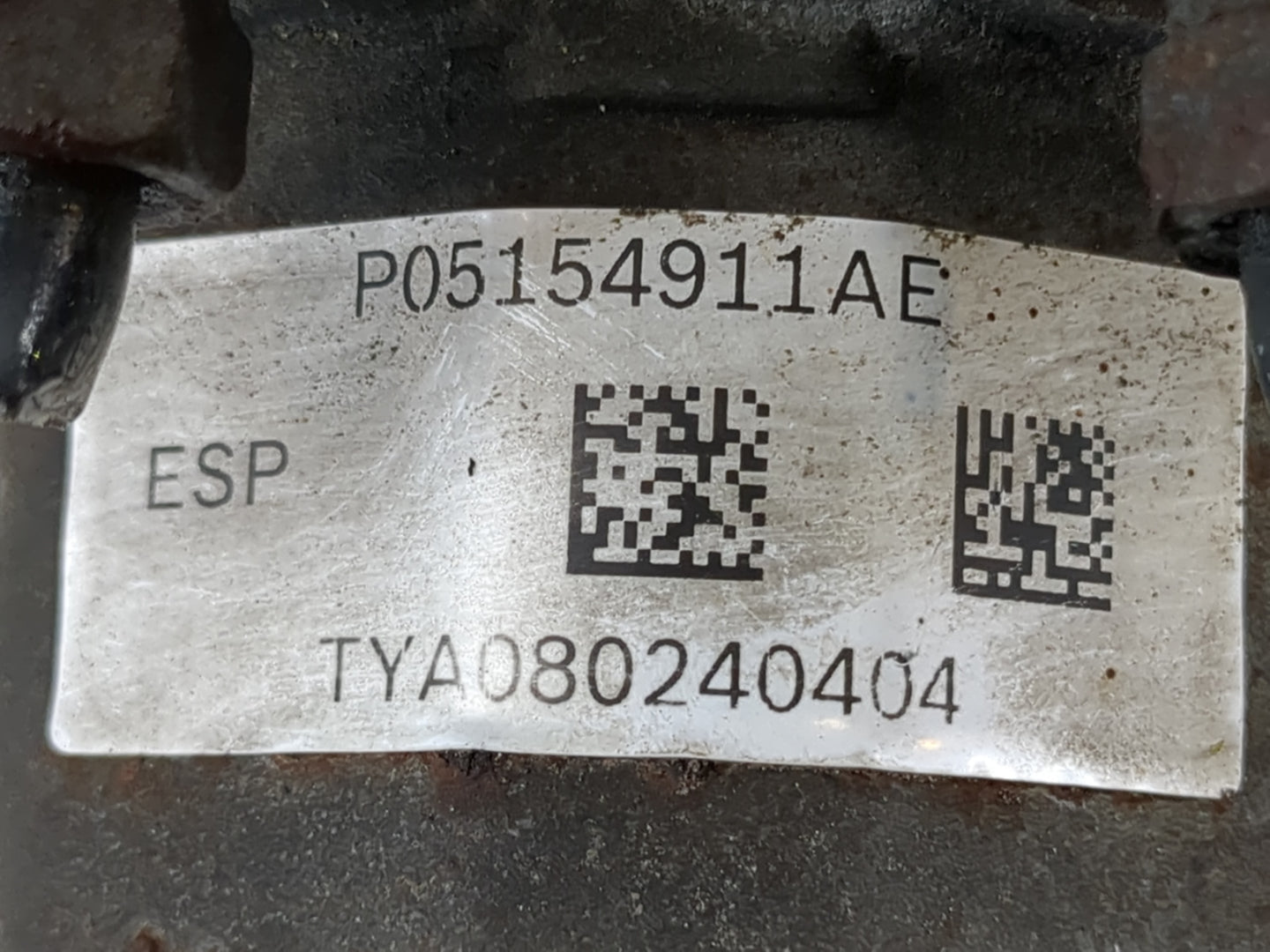 2012 Dodge Caravan ABS Pump Control Module Replacement P/N:P05154911AE Fits OEM Used Auto Parts - Oemusedautoparts1.com