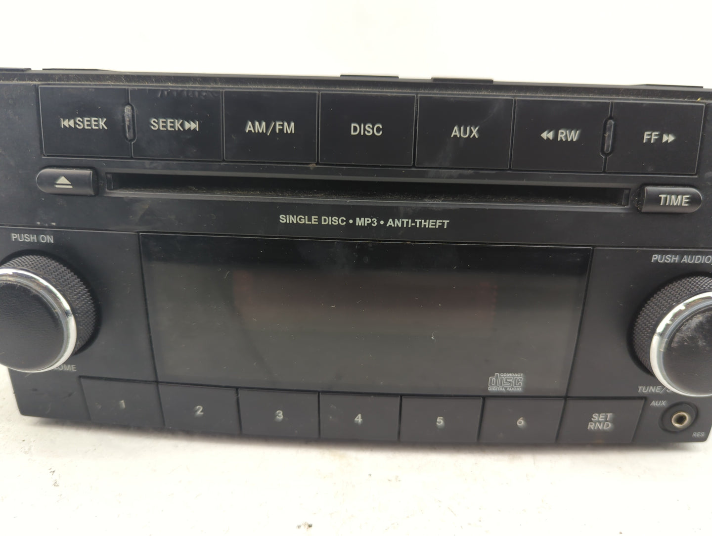 2012 Dodge Caravan Radio AM FM Cd Player Receiver Replacement P/N:P05091301AB Fits Fits 2013 2014 2015 2016 2017 2018 2019 2