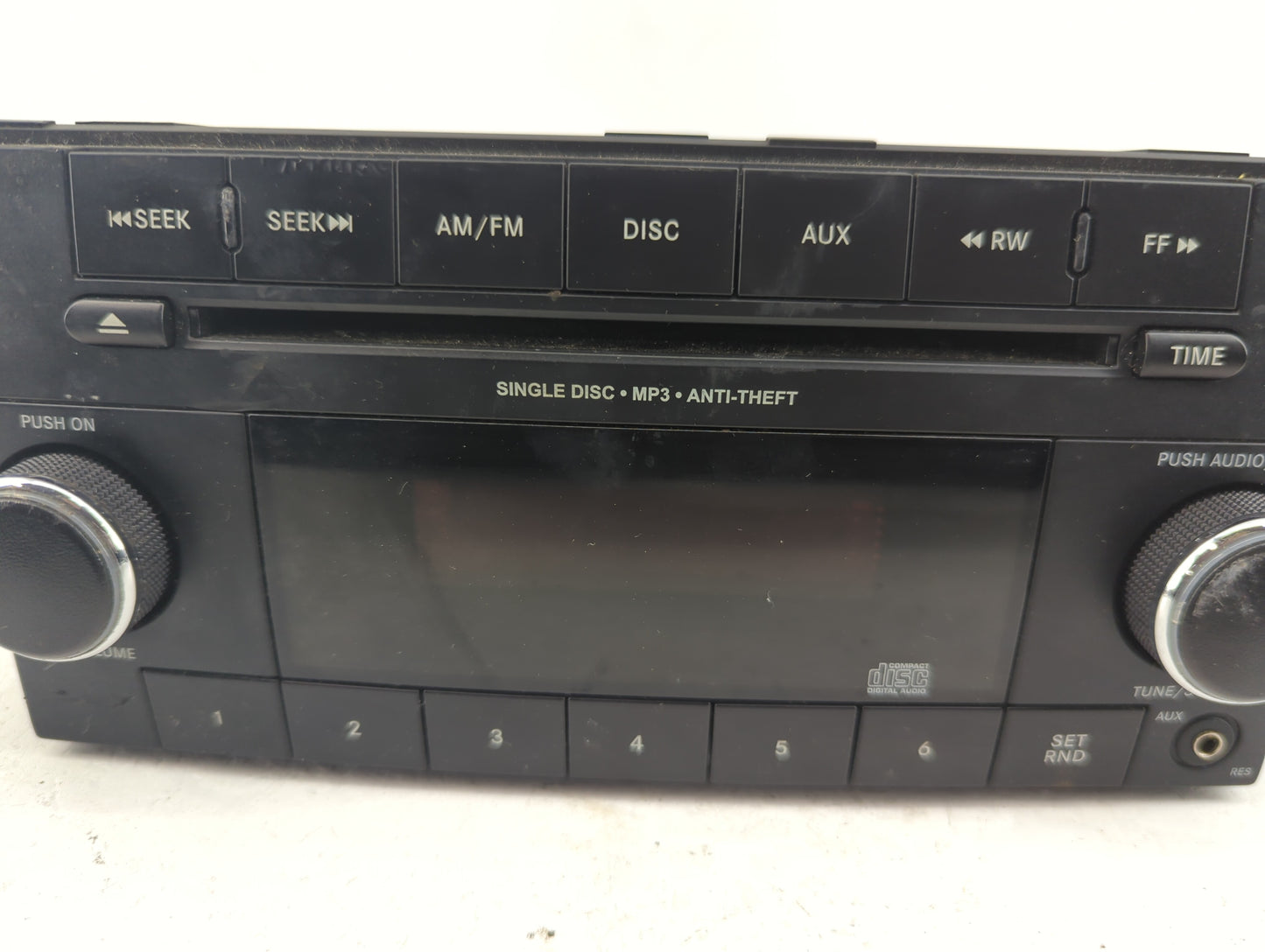 2012 Dodge Caravan Radio AM FM Cd Player Receiver Replacement P/N:P05091301AB Fits Fits 2013 2014 2015 2016 2017 2018 2019 2