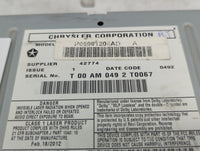 2012 Dodge Caravan Radio AM FM Cd Player Receiver Replacement P/N:P05991204AD Fits Fits 2013 2014 2015 2016 2017 2018 2019 2