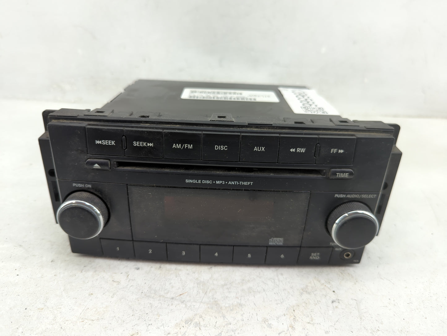 2012 Dodge Caravan Radio AM FM Cd Player Receiver Replacement P/N:05091301AB Fits Fits 2013 2014 2015 2016 2017 2018 2019 20