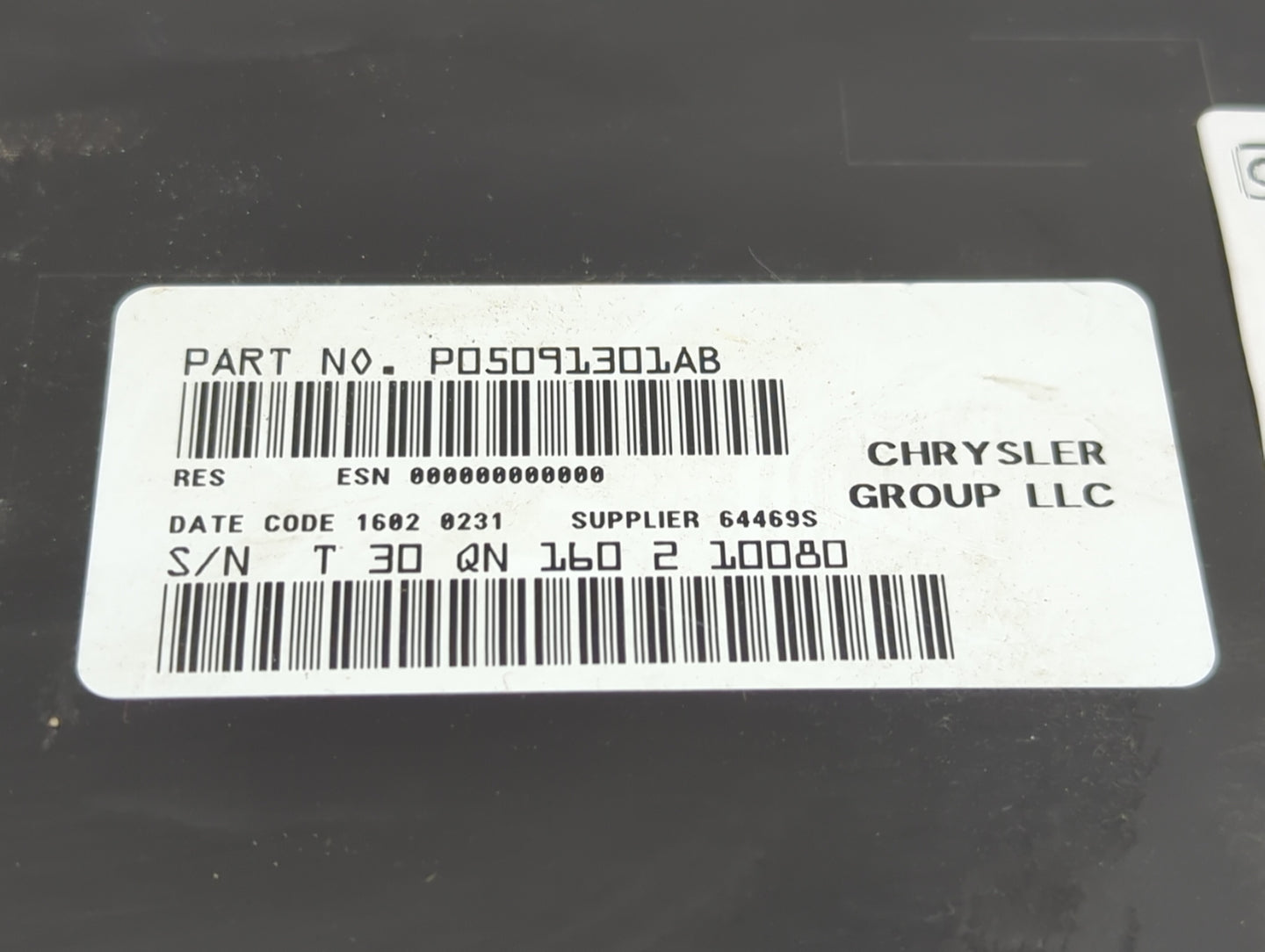 2012 Dodge Caravan Radio AM FM Cd Player Receiver Replacement P/N:05091301AB Fits Fits 2013 2014 2015 2016 2017 2018 2019 20