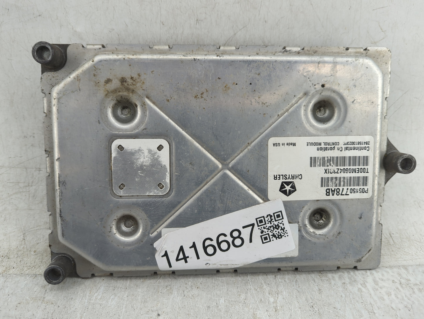 2012 Dodge Caravan PCM Engine Control Computer ECU ECM PCU OEM P/N:05150778AB Fits OEM Used Auto Parts - Oemusedautoparts1.c