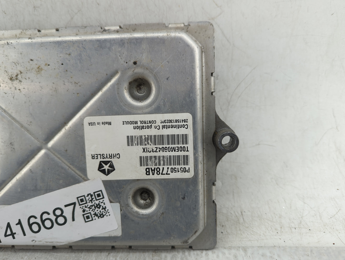 2012 Dodge Caravan PCM Engine Control Computer ECU ECM PCU OEM P/N:05150778AB Fits OEM Used Auto Parts - Oemusedautoparts1.c