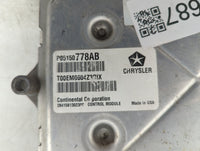 2012 Dodge Caravan PCM Engine Control Computer ECU ECM PCU OEM P/N:05150778AB Fits OEM Used Auto Parts - Oemusedautoparts1.c
