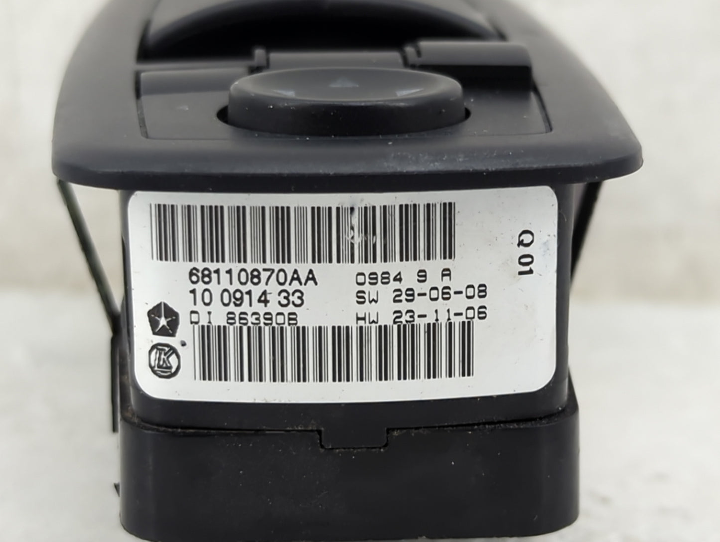 2012 Dodge Caravan Master Power Window Switch Replacement Driver Side Left P/N:68110870AA Fits OEM Used Auto Parts - Oemused