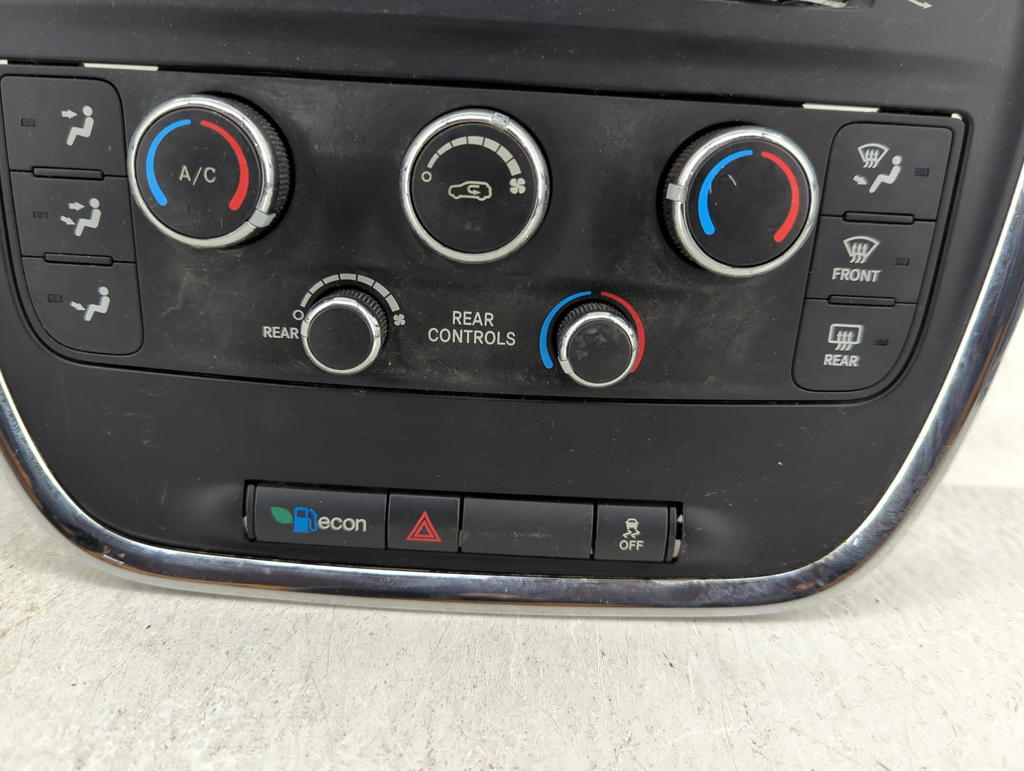 2012 Dodge Caravan Climate Control Module Temperature AC/Heater Replacement P/N:68110972AA Fits OEM Used Auto Parts - Oemuse