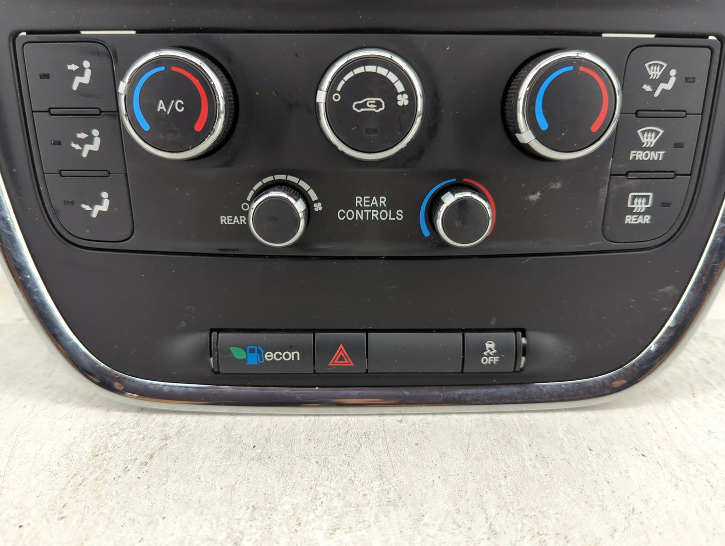 2012 Dodge Caravan Climate Control Module Temperature AC/Heater Replacement P/N:68110972AA Fits OEM Used Auto Parts - Oemuse