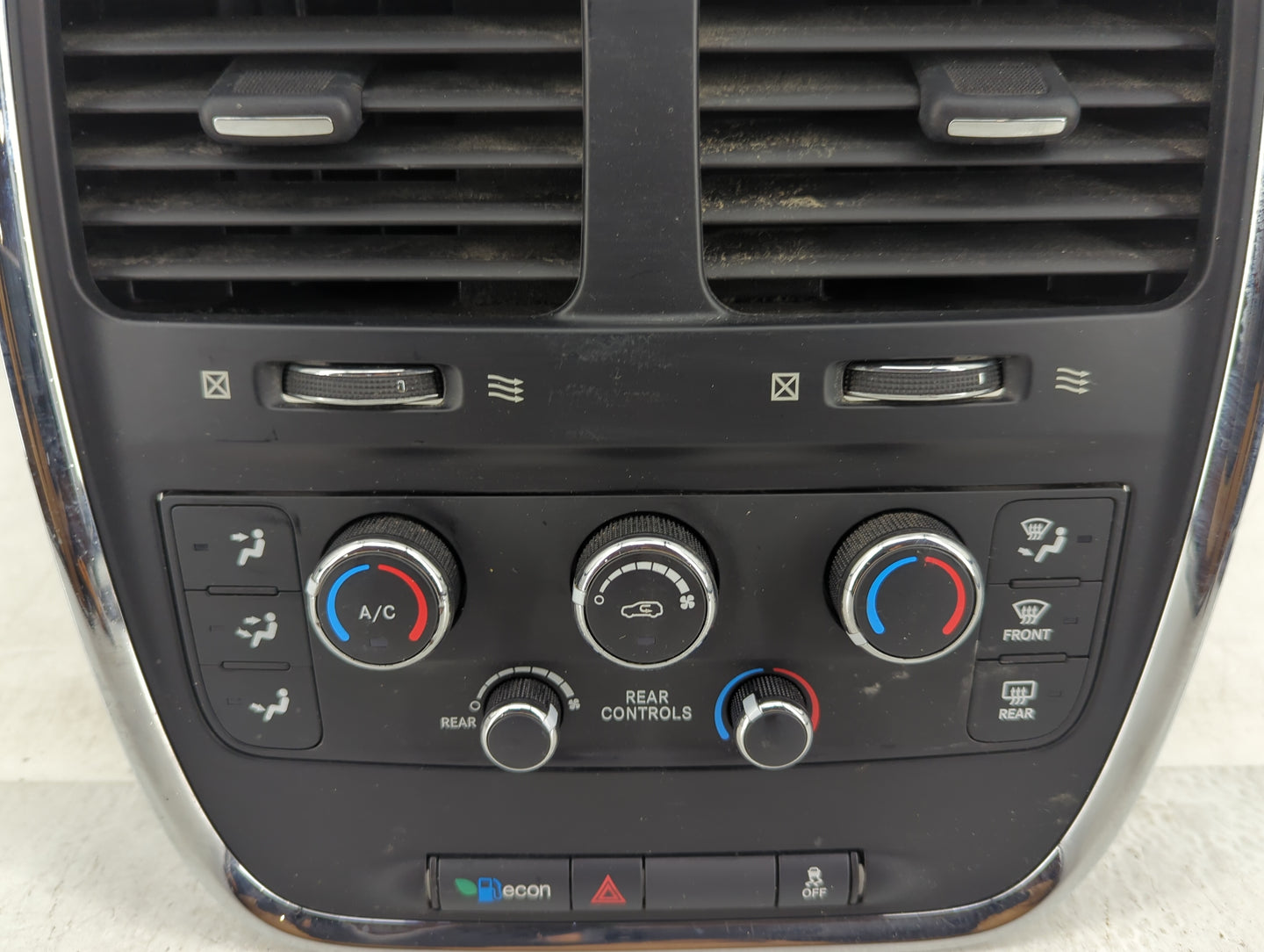 2012 Dodge Caravan Climate Control Module Temperature AC/Heater Replacement P/N:68110972AA Fits OEM Used Auto Parts - Oemuse