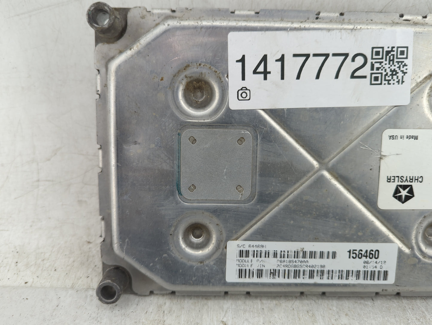 2012 Dodge Caravan PCM Engine Control Computer ECU ECM PCU OEM P/N:P05150657AA Fits OEM Used Auto Parts - Oemusedautoparts1.