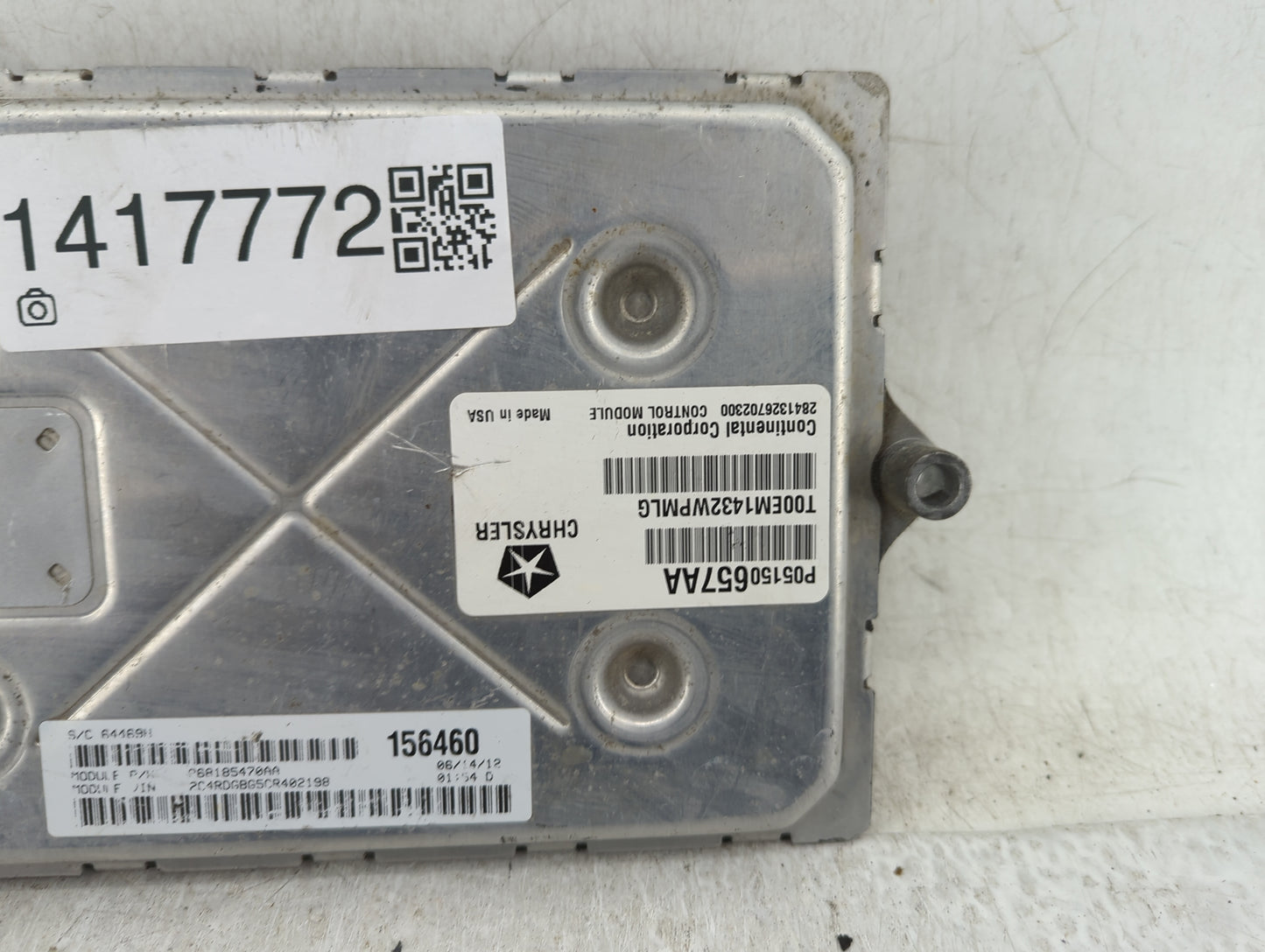 2012 Dodge Caravan PCM Engine Control Computer ECU ECM PCU OEM P/N:P05150657AA Fits OEM Used Auto Parts - Oemusedautoparts1.