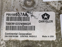 2012 Dodge Caravan PCM Engine Control Computer ECU ECM PCU OEM P/N:P05150657AA T00EM1222WMKQH, 2841326702300 Fits OEM Used A